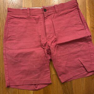 J. Crew Red shorts 9" mens